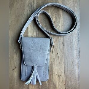 K. Carroll Harper Crossbody, Gray, NWOT